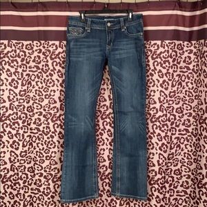 Embellished western jeans